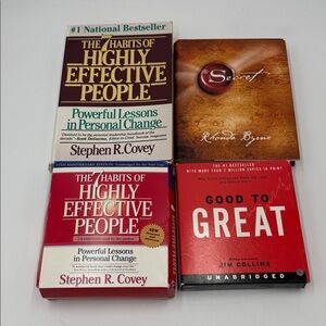 Collection of Inspirational Self Development Books and CD